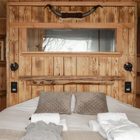 La Cabane Ofuro Villa Celles  Eksteriør bilde