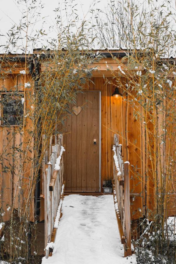 La Cabane Ofuro Villa Celles  Eksteriør bilde