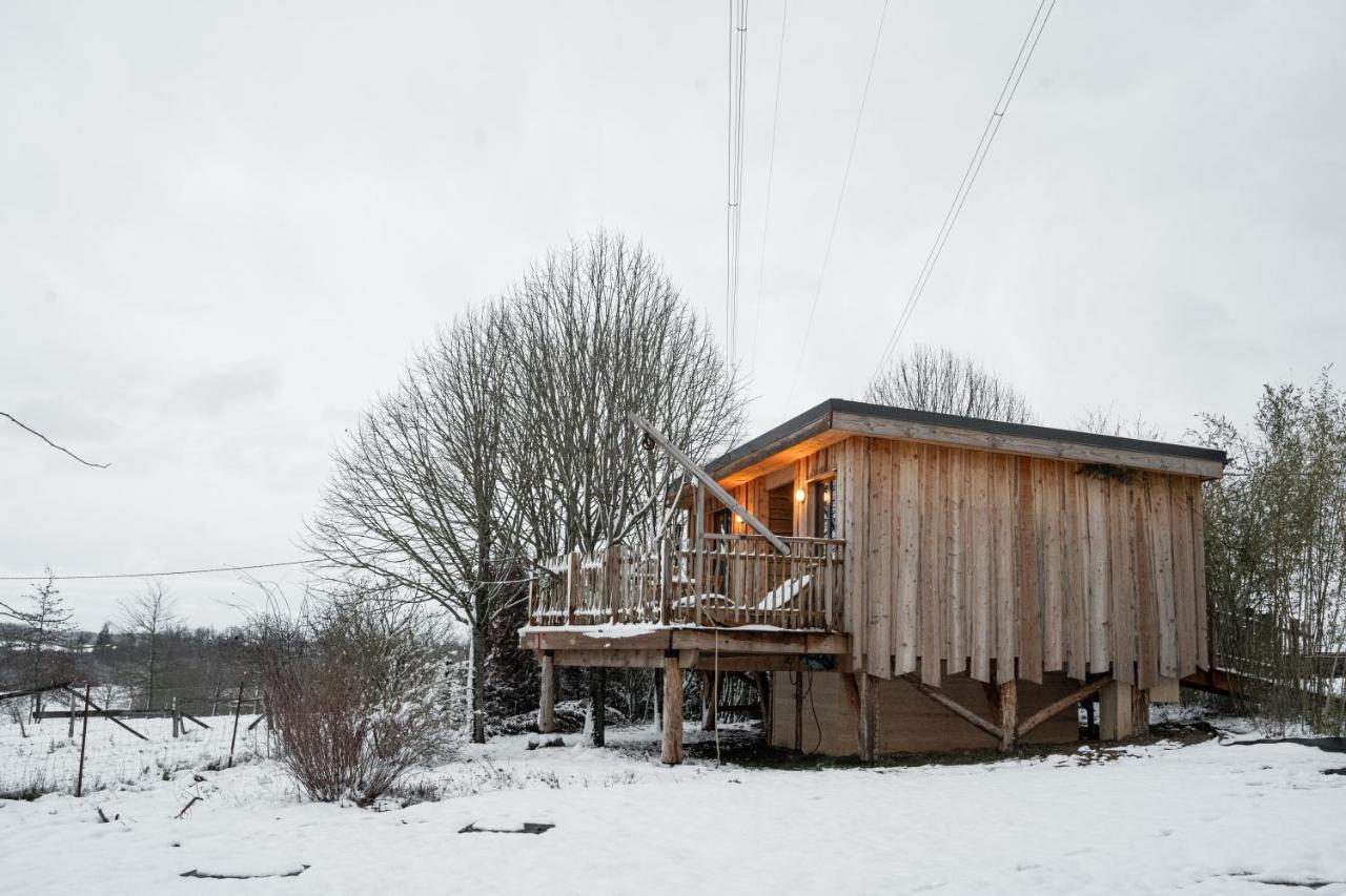 La Cabane Ofuro Villa Celles  Eksteriør bilde