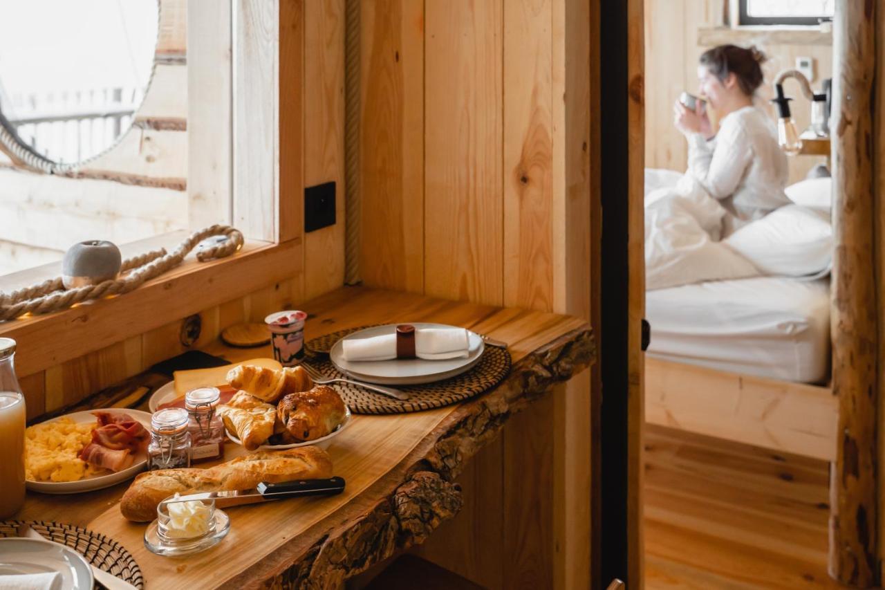 La Cabane Ofuro Villa Celles  Eksteriør bilde