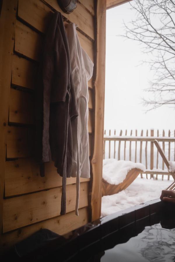 La Cabane Ofuro Villa Celles  Eksteriør bilde