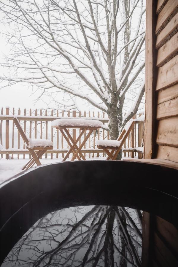 La Cabane Ofuro Villa Celles  Eksteriør bilde