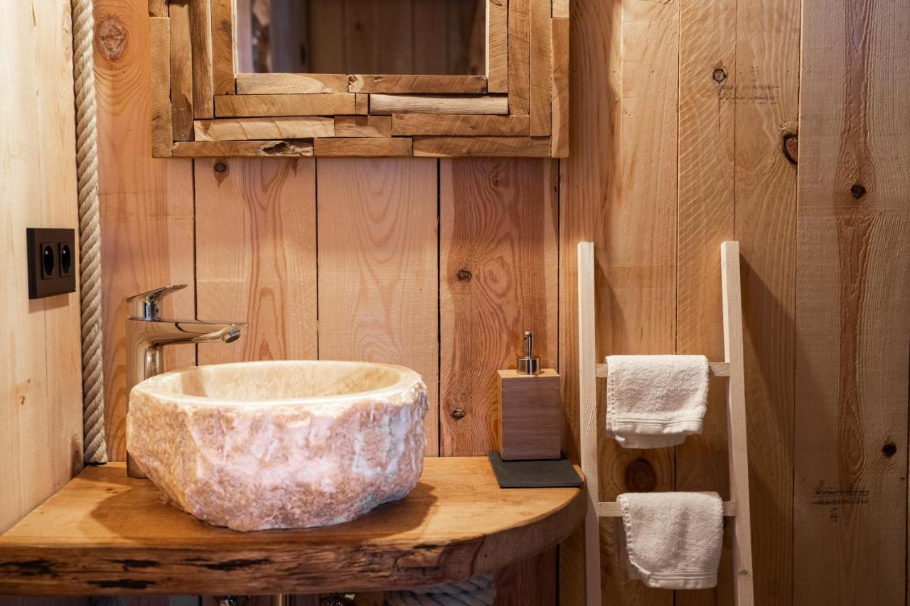La Cabane Ofuro Villa Celles  Eksteriør bilde
